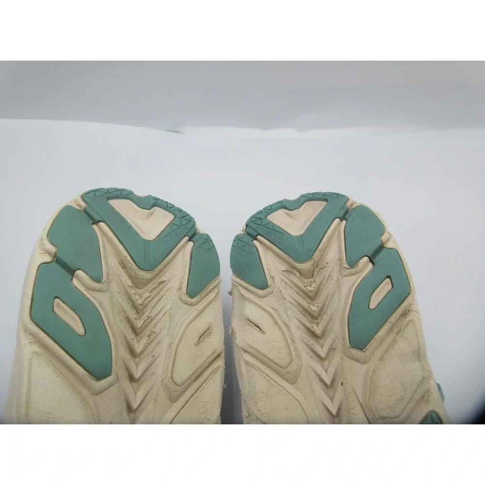 HOKA Clifton 8 Running Shoes Womens Size 10.5 Aqua Red Cushioned 1119394 AEBL‎